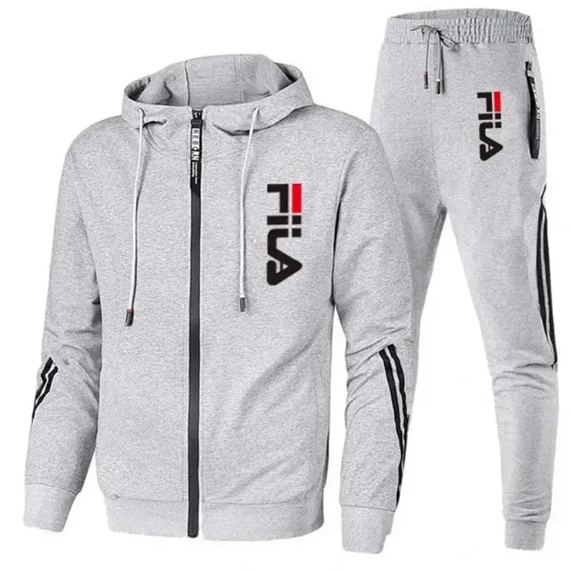 Men's Outdoor Jogging Set: Spring/Fall Tracksuit & Fitness