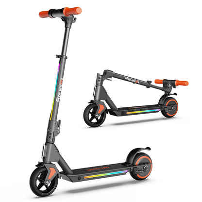 Kids Electric Scooter: Foldable, 10 MPH, LED Display