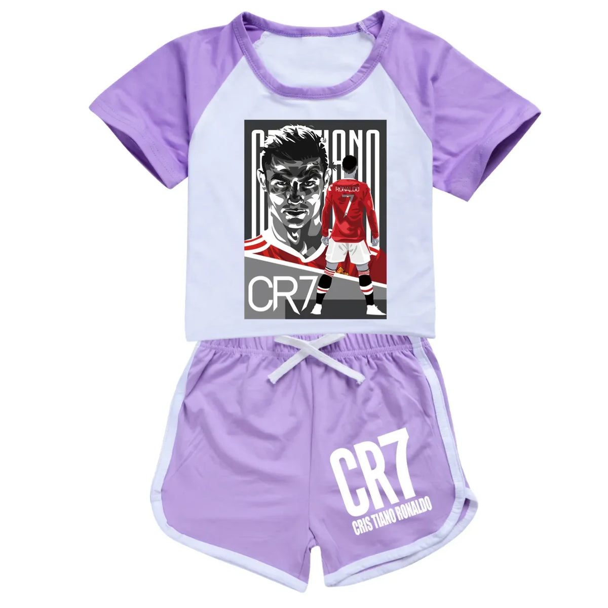 Kids CR7 Sports Suit Boys & Girls Boutique Summer Set