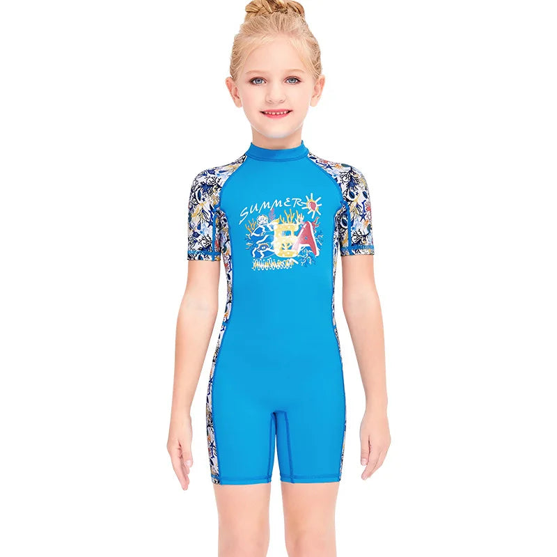 Youth One Piece Swimwear featuring Unicorn Designs