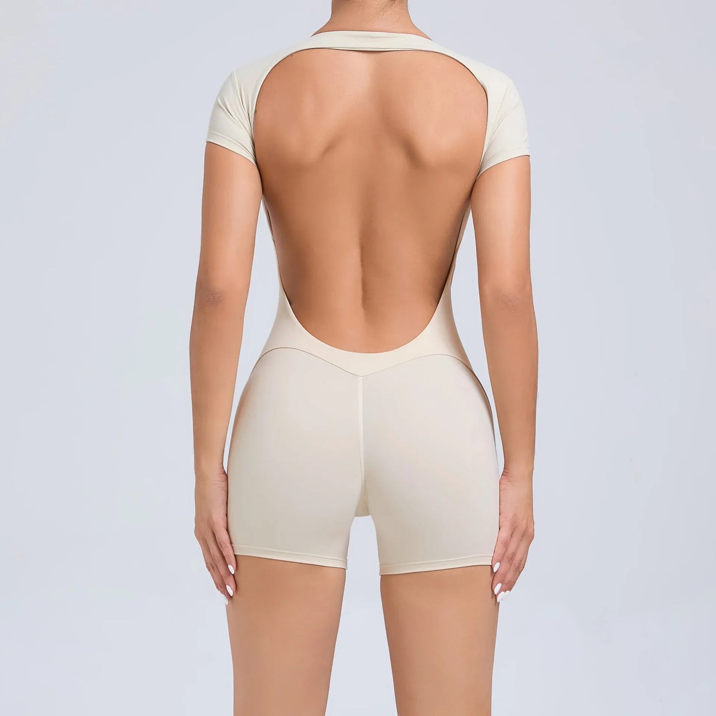 Breathable Yoga Jumpsuit with Hip Lifting Design