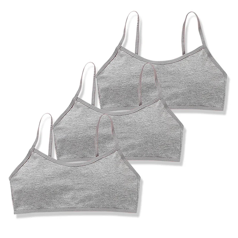 Student Bra Soft Children Sport Vest Girls Teenager