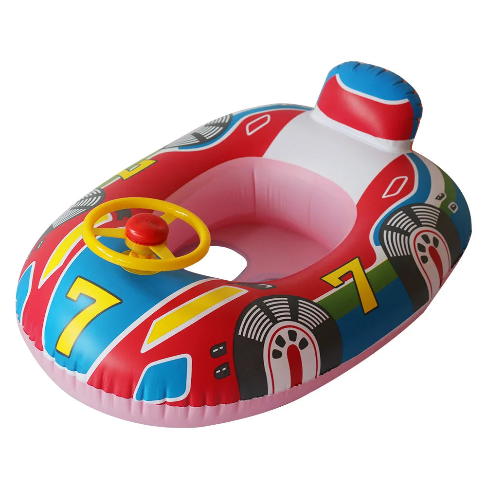 Cool and Comfortable Toddler Pool Float with Sun Protection