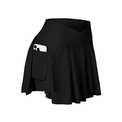 Women's 2 in 1 Tennis Skort with Pockets
