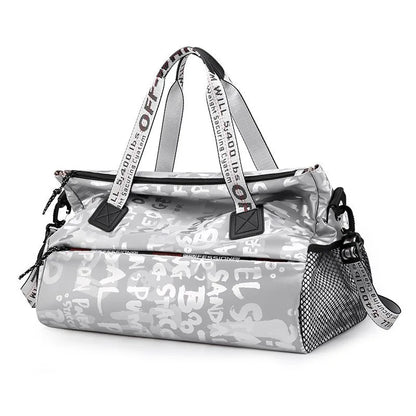 Women's Gym & Travel Bag with Wet/Dry Compartment