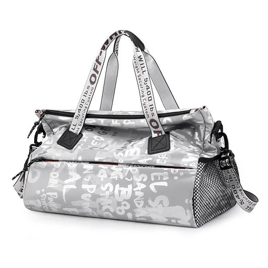 Women's Gym & Travel Bag with Wet/Dry Compartment