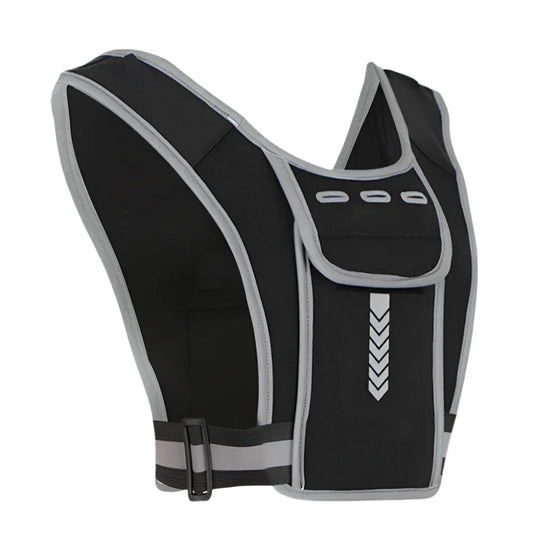 Reflective Running Vest with Phone Pocket