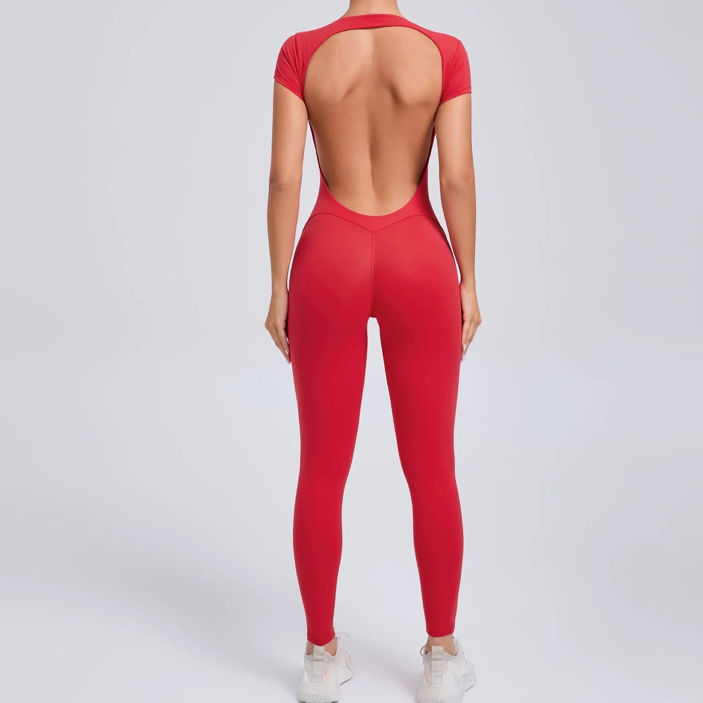 Breathable Yoga Jumpsuit with Hip Lifting Design