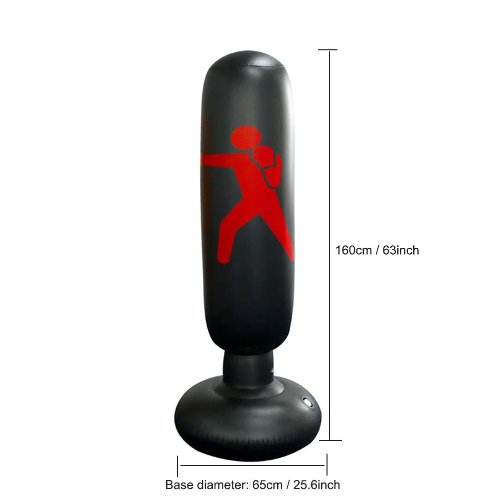 Inflatable Punching Bag for Kids' Fitness Training