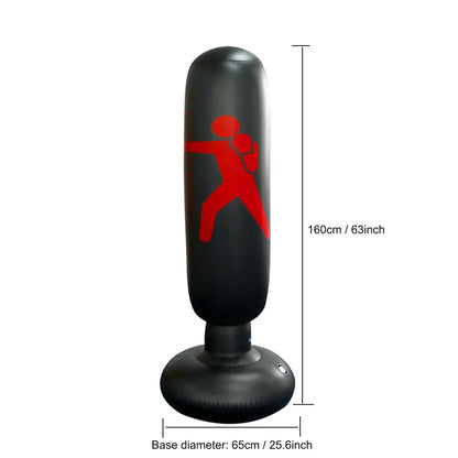 Inflatable Punching Bag for Kids' Fitness Training