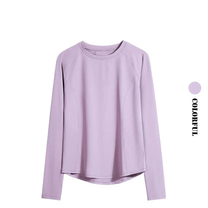 Women’s Long Sleeve Running Quick-Dry Fitness Shirt