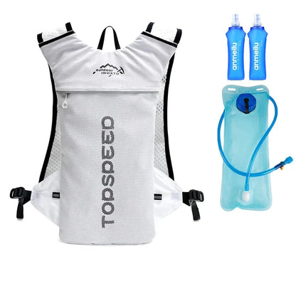 5L Trail Running Hydration Vest with 500ml Soft Flasks