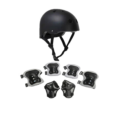 Breathable & Shock-Absorbing Knee Pads & Helmet