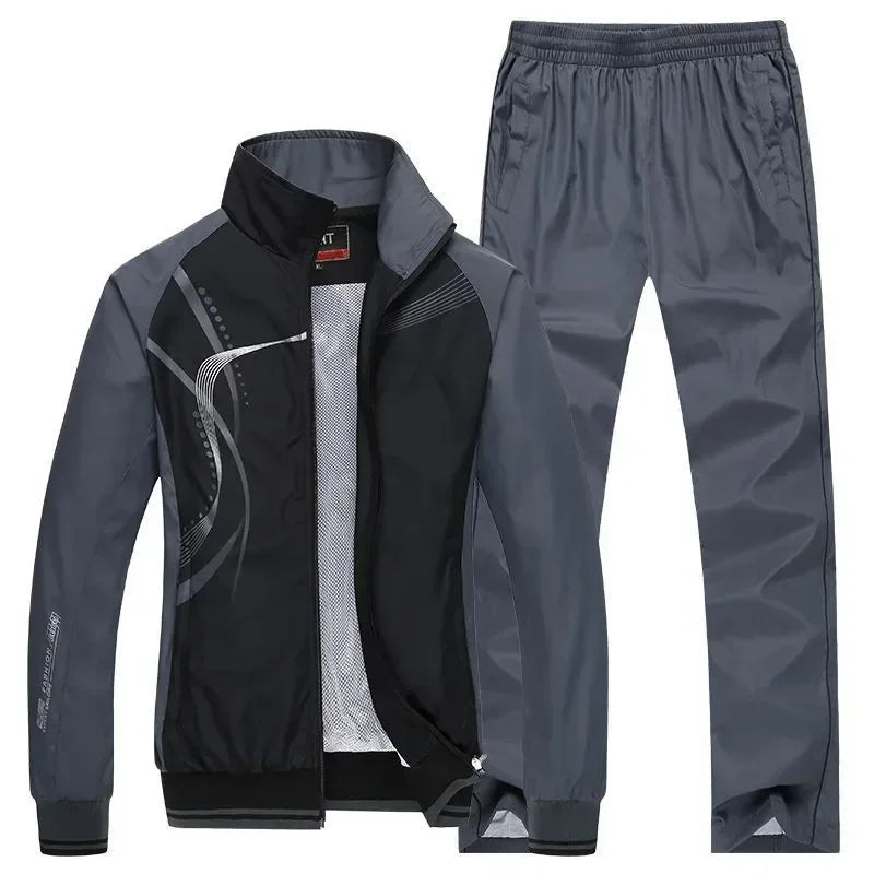 Perfect for Spring Autumn Men's 2 Piece Set