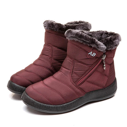 Cozy Winter Comfort: Fur-Lined Snow Boots
