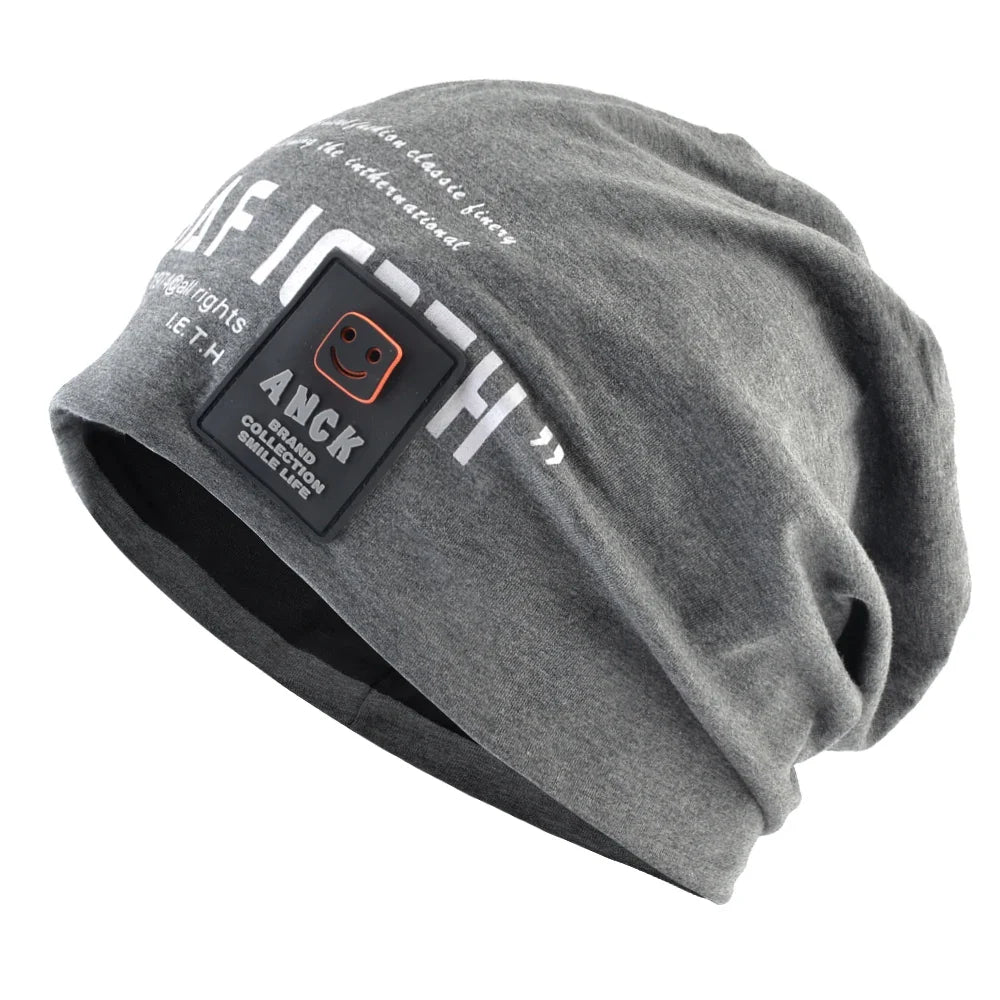 Men's Printed Beanie Hats