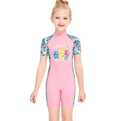 Children's UV Protective Long Sleeve Swimwear
