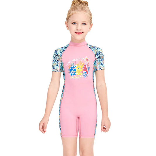 Children's UV Protective Long Sleeve Swimwear