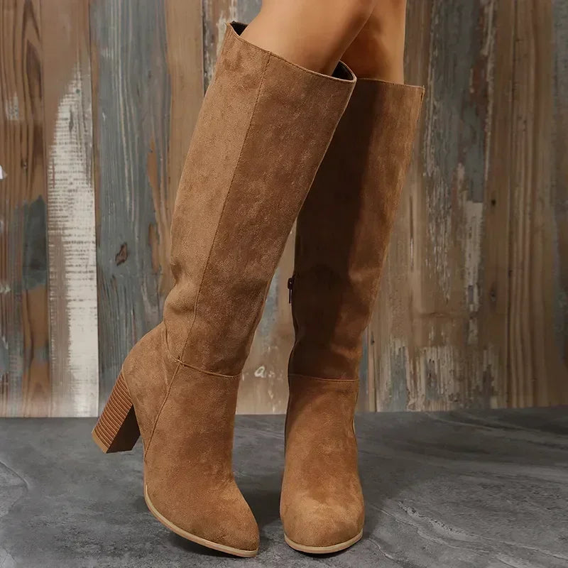 Cozy and Chic: Winter Western Knee High Boots