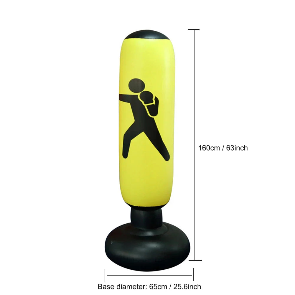 Inflatable Punching Bag for Kids' Fitness Training