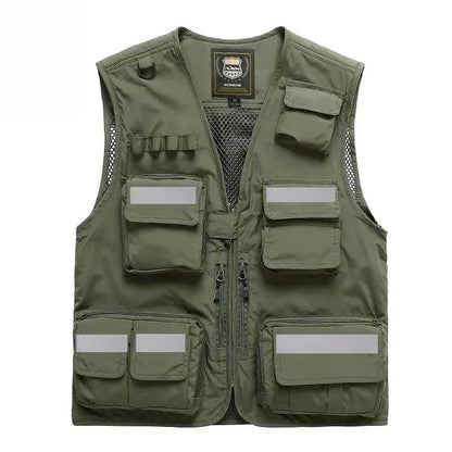 Men's Multi Pocket Photography Vest
