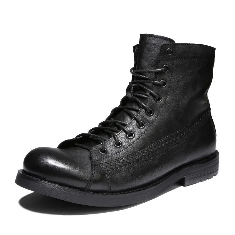 Timeless Style: Retro Men's Ankle Boots