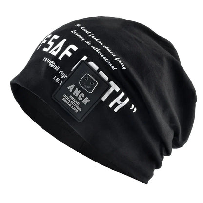 Men's Printed Beanie Hats