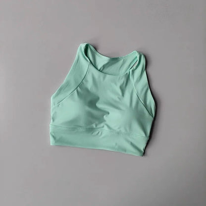 Women's Shock-Absorbing Sports Vest: High-Support Running Bra