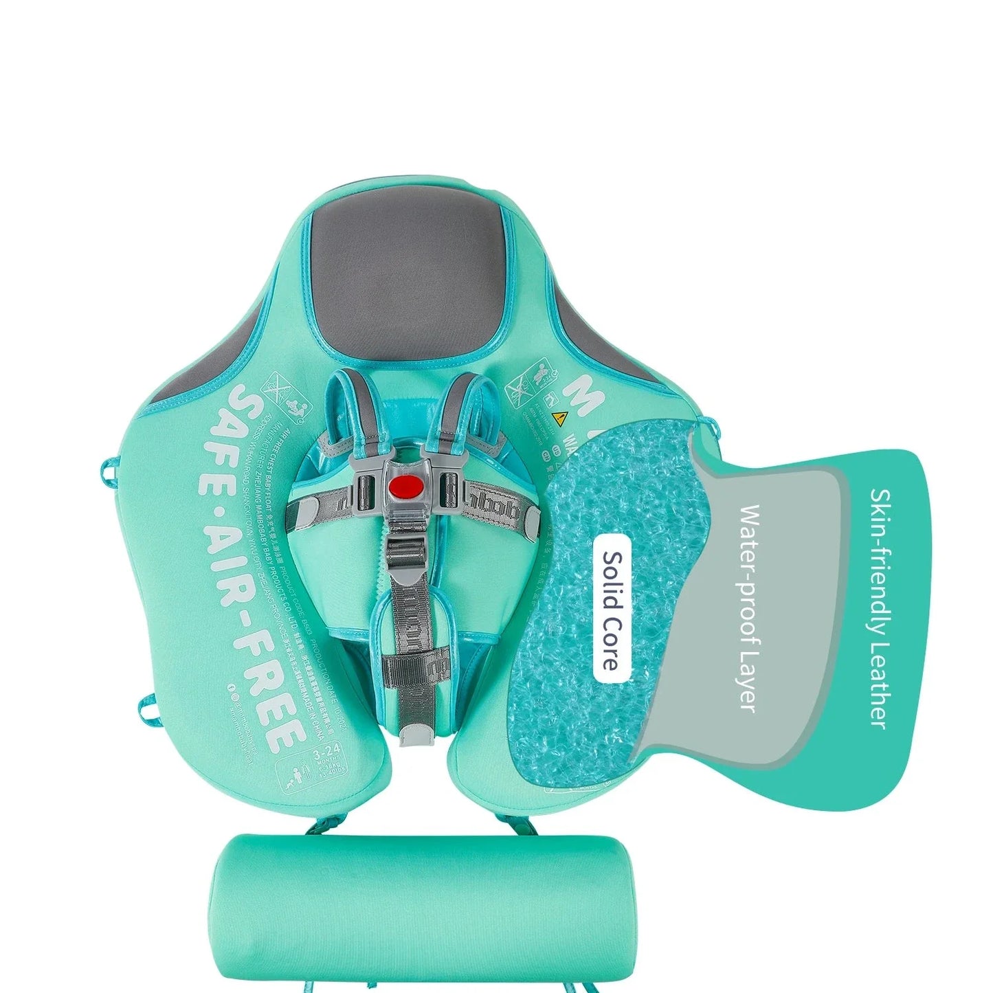 Float 2 Canopy & Chest Support for Safe & Fun Baby Swimming