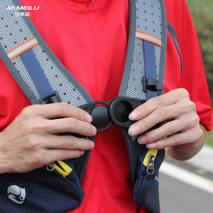 Lightweight Hydration Backpack with Helmet Mesh