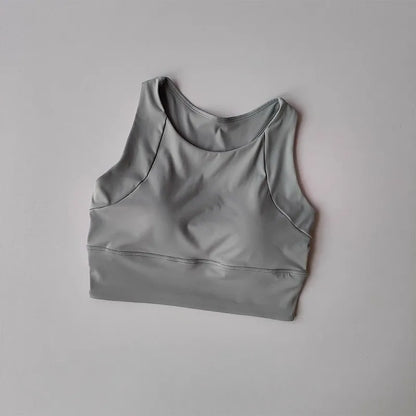 Women's Shock-Absorbing Sports Vest: High-Support Running Bra