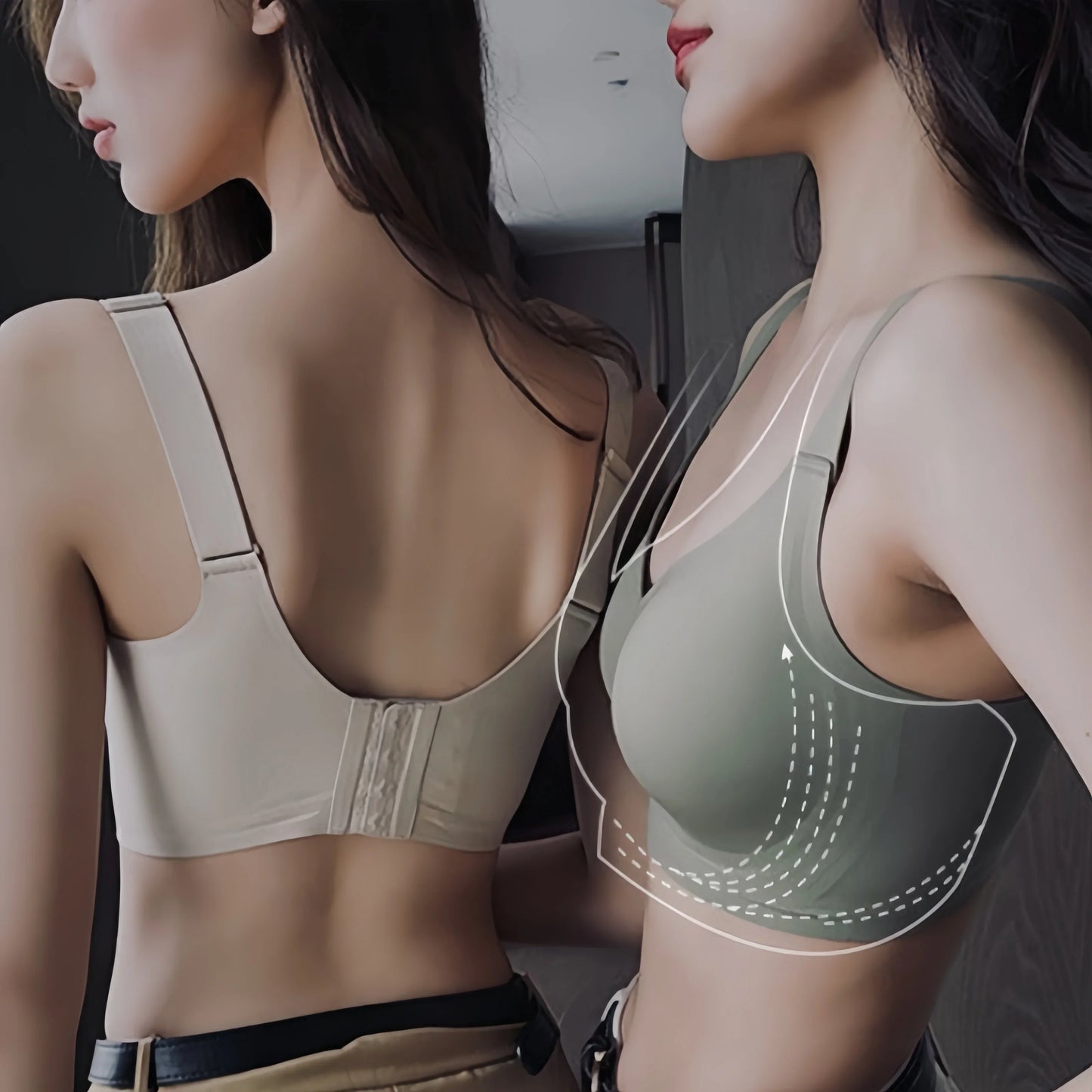 Comfortable Wireless Sports Bra