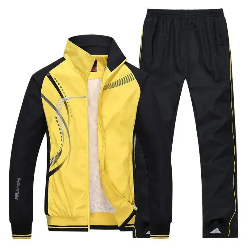 Perfect for Spring Autumn Men's 2 Piece Set