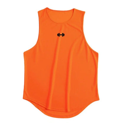 Men's Summer Running Vest & Gym Tank Top Quick-Dry