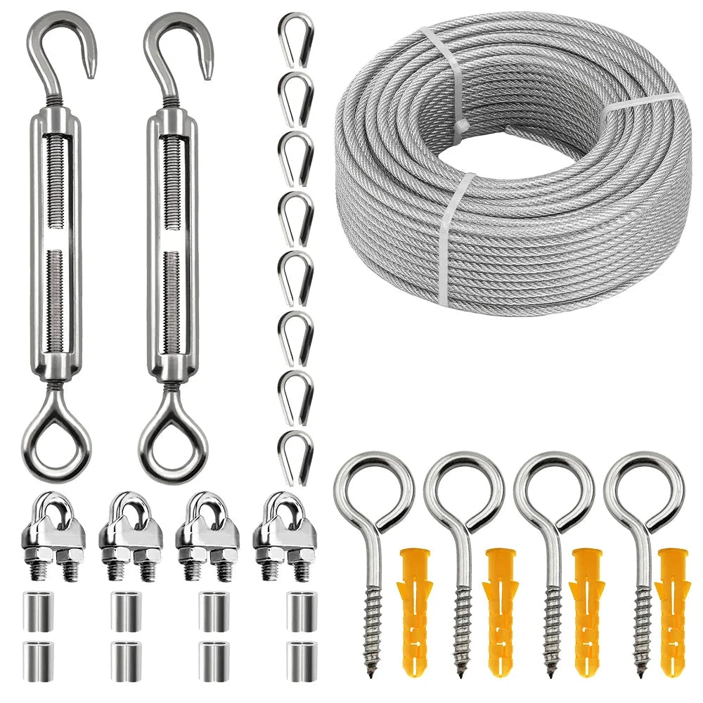 Stainless Steel Wire Rope Kit Guardrail & Camping Line