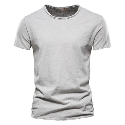 Men's Soft Cotton Casual Slim Fit Summer T-Shirt