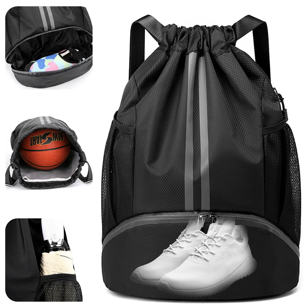 Basketball & Swim Dry-Wet Separation Sports Bag