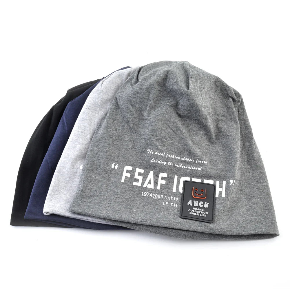 Men's Printed Beanie Hats