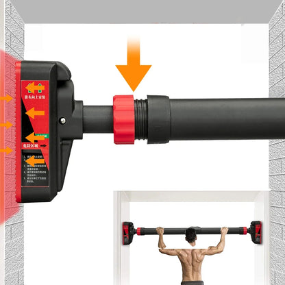 Adjustable Doorway Pull-Up Bar with Level Gauge