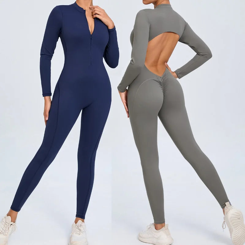 Long Sleeve Bodycon Fitness Outfit