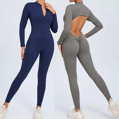 Long Sleeve Bodycon Fitness Outfit