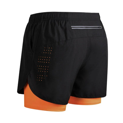 Reflective Men's 2-in-1 Running & Training Shorts