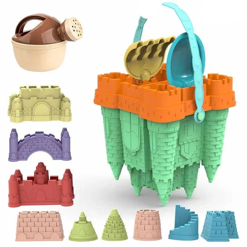Beach Sand Toys Set Creative Children's Pyramid Castle Sand