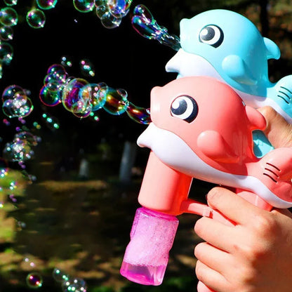 Colorful Bubble Magic  Electric Soap Dispenser for Outdoor Play
