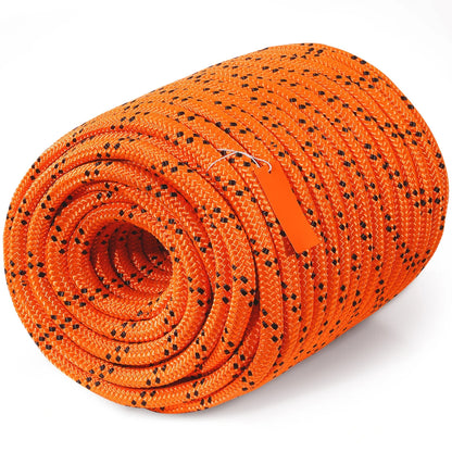 Heavy-Duty Dual-Weave Polyester Rope Camping & Rescue Cord