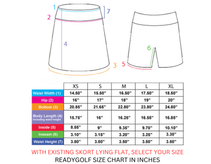 Wild Card Ladies Active SKORT by ReadyGOLF