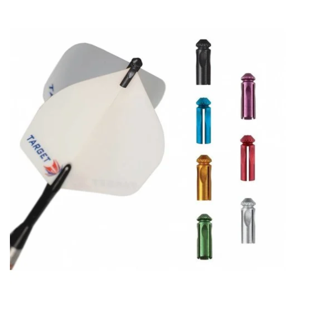 Black Dart Flight Protectors, Pack of 3