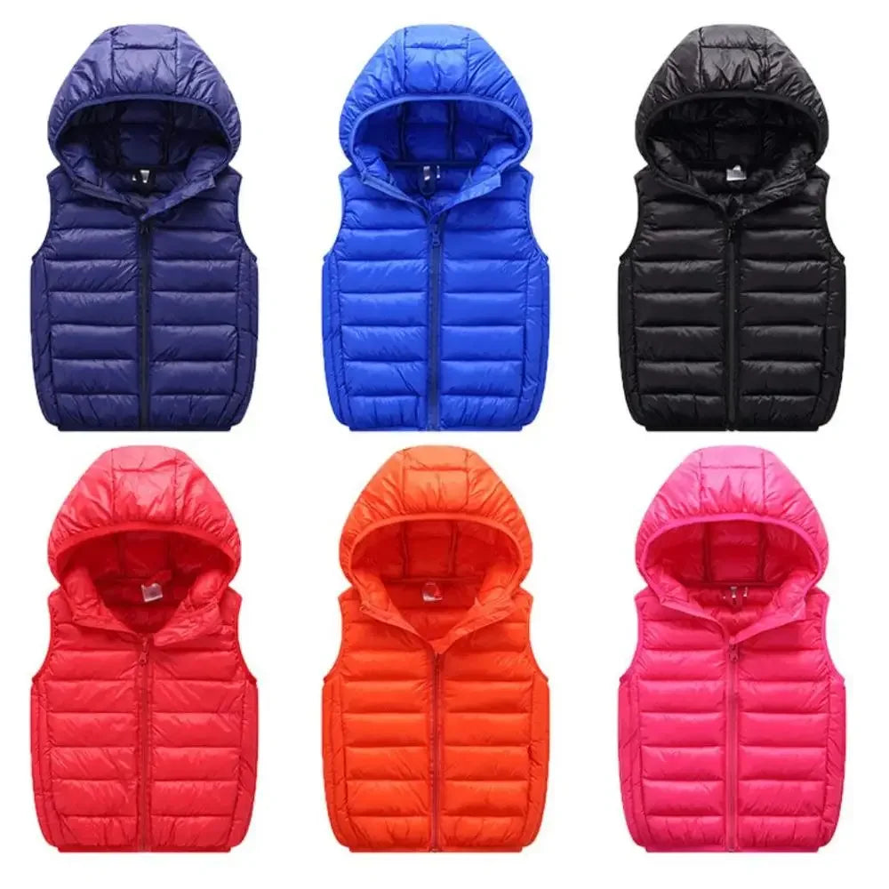 Winter Essentials Hooded Vests for Kids