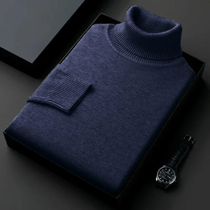 Luxurious Comfort Men's Knitted Turtleneck