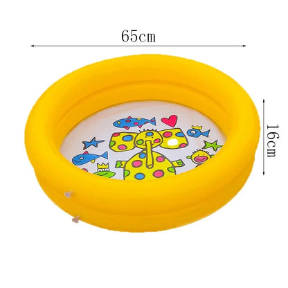 Cool Down and Play  Dinosaur Shaped Inflatable Pool for Kids